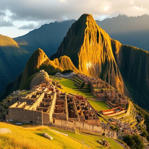 Machu Picchu ruins in Peru